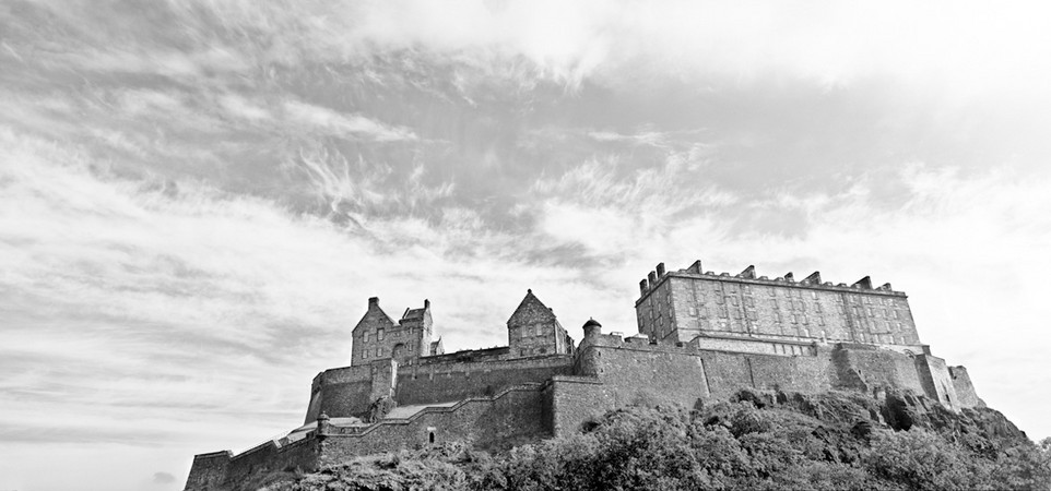 Edinburgh Scotland Castle Panoramic