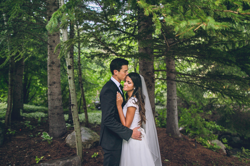 Utah mountain wedding