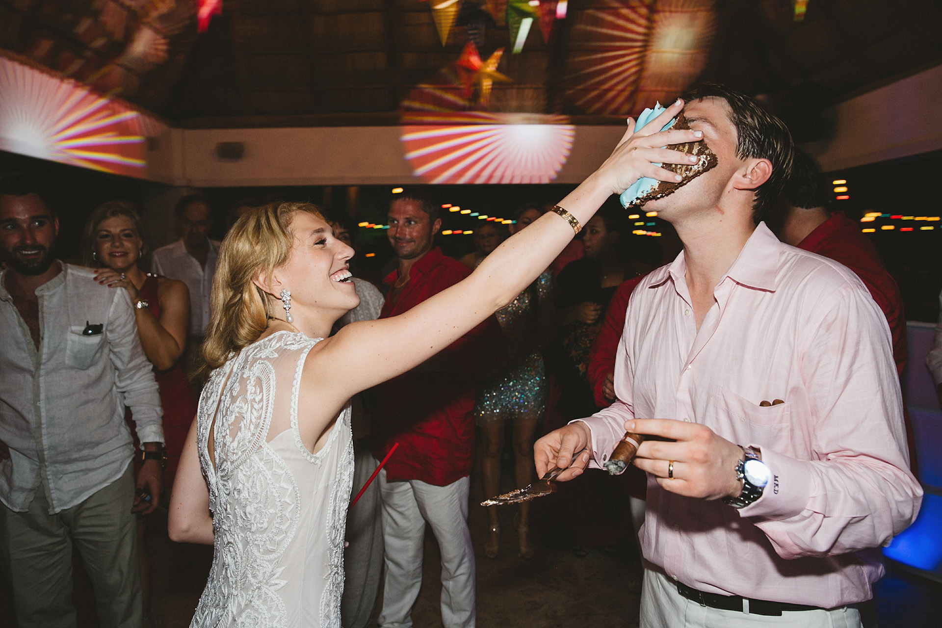 wedding reception st regis punta mita