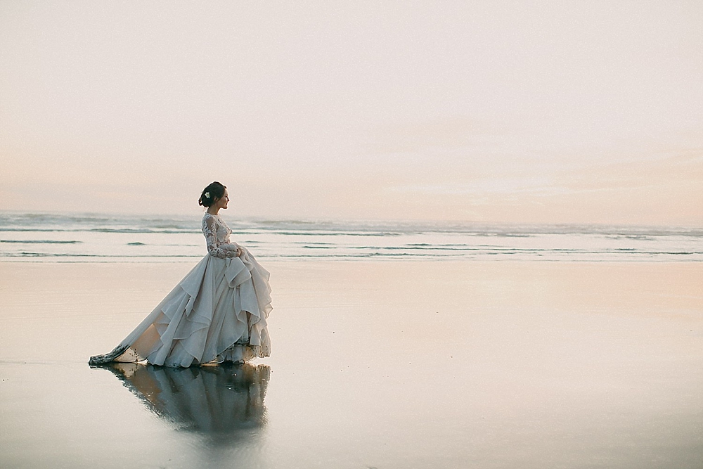 muriwai beach wedding portraits new zealand