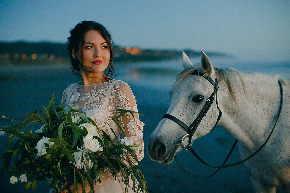 muriwai beach wedding portraits new zealand