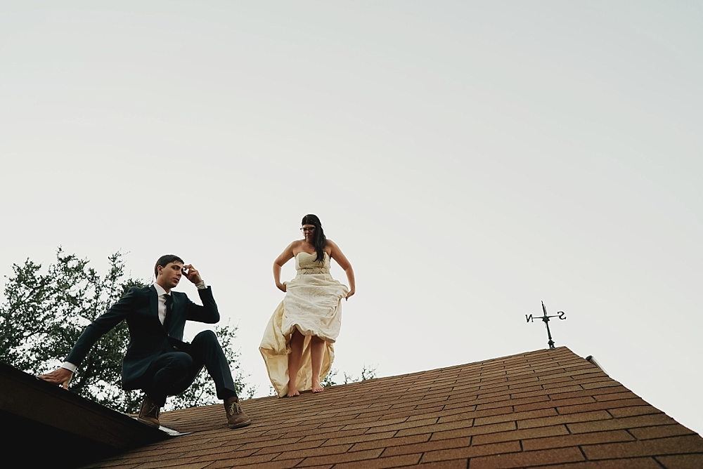 rooftop wedding photos