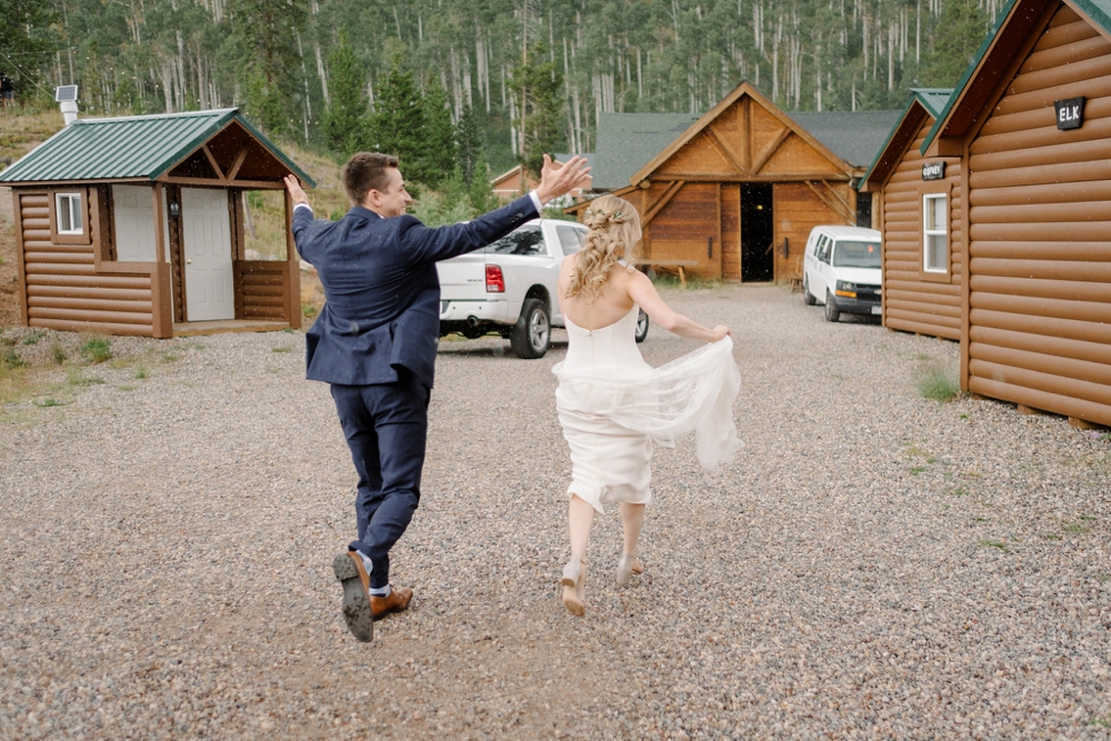 black and white colorado wedding photographer