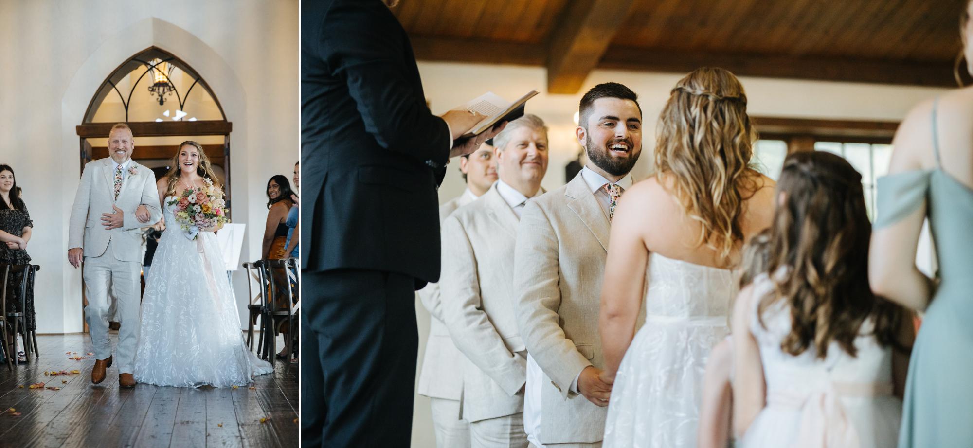 hidden river ranch wedding ceremony