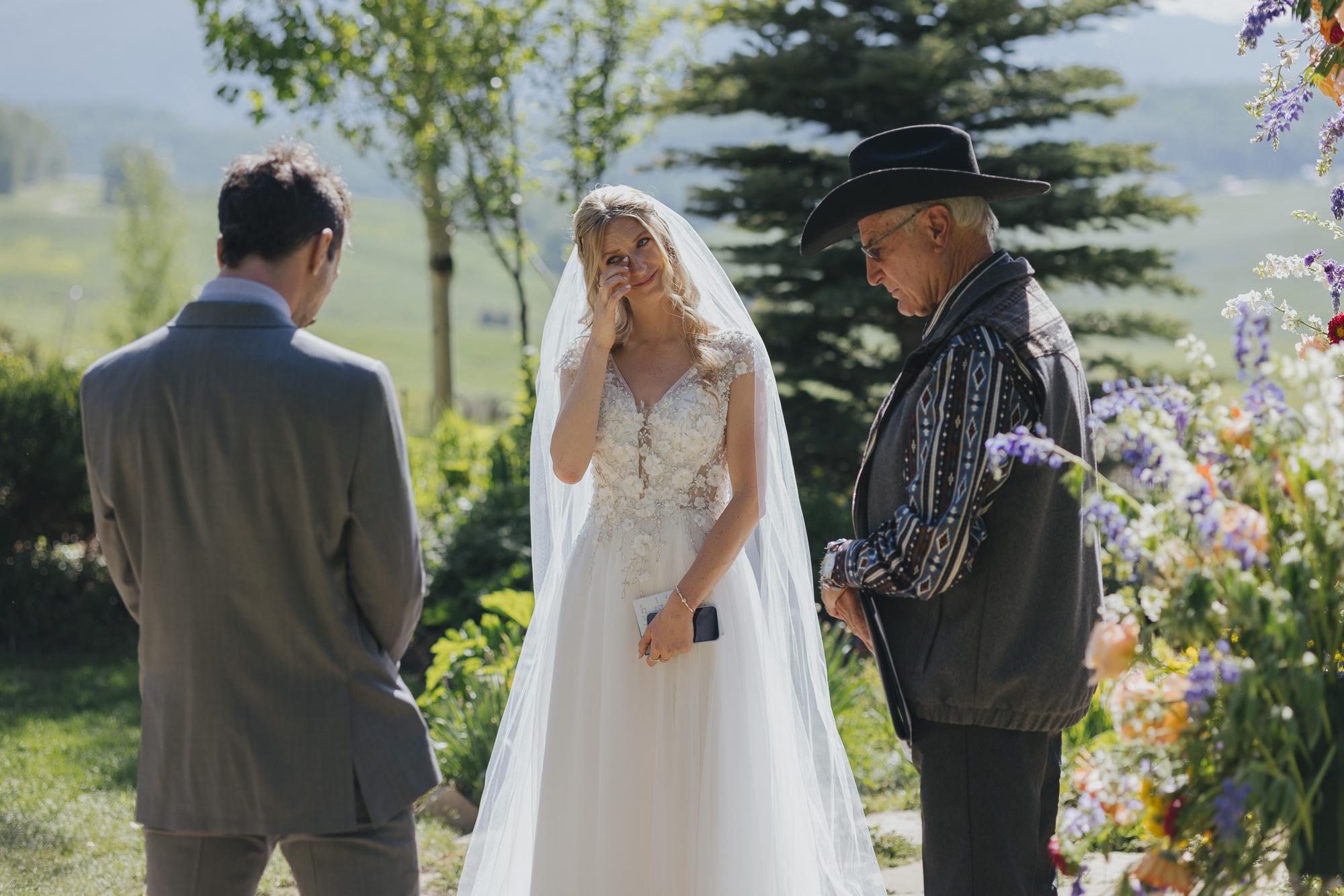 wedding garden in crested butte colorado