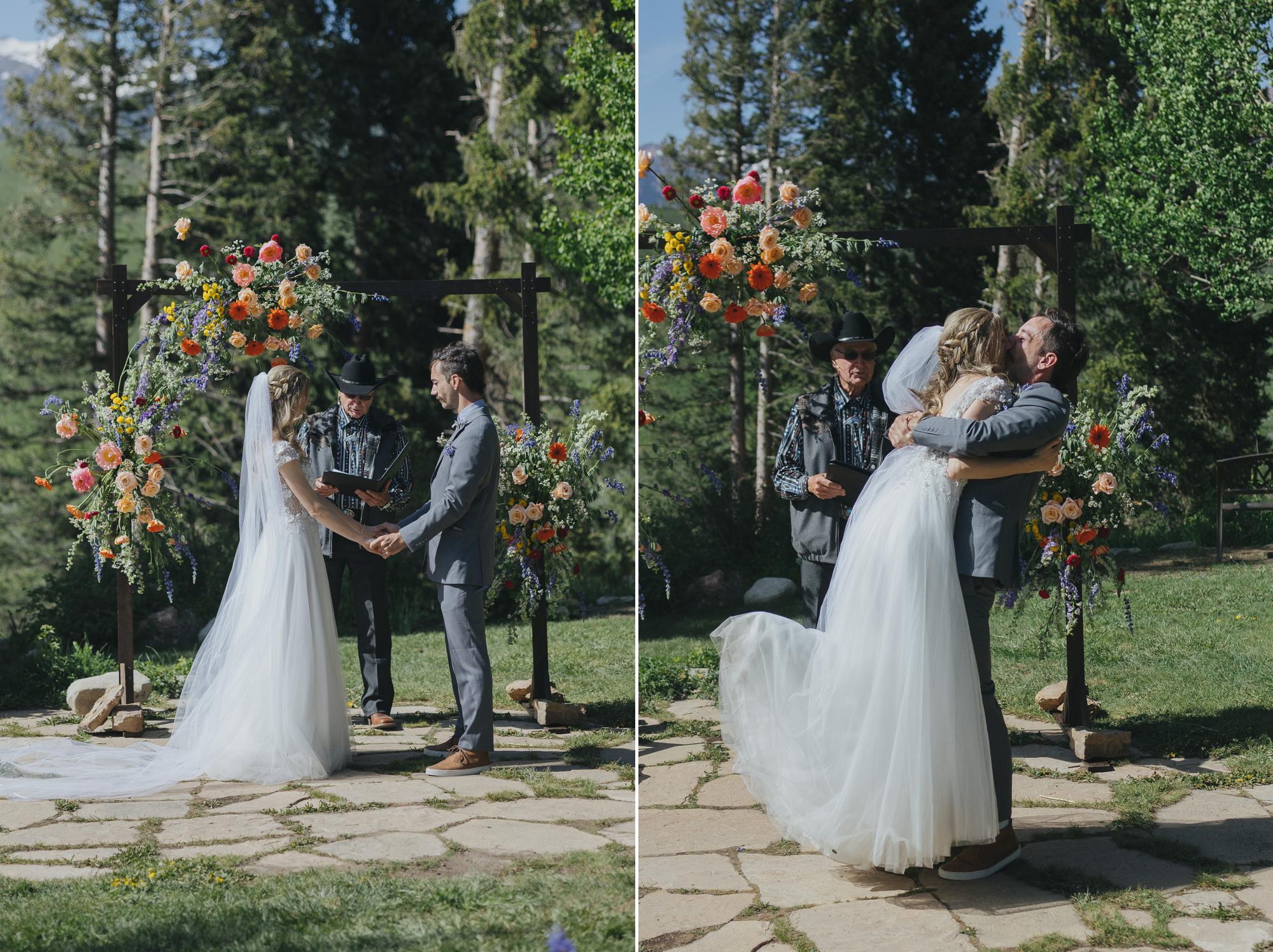 wedding garden in crested butte colorado