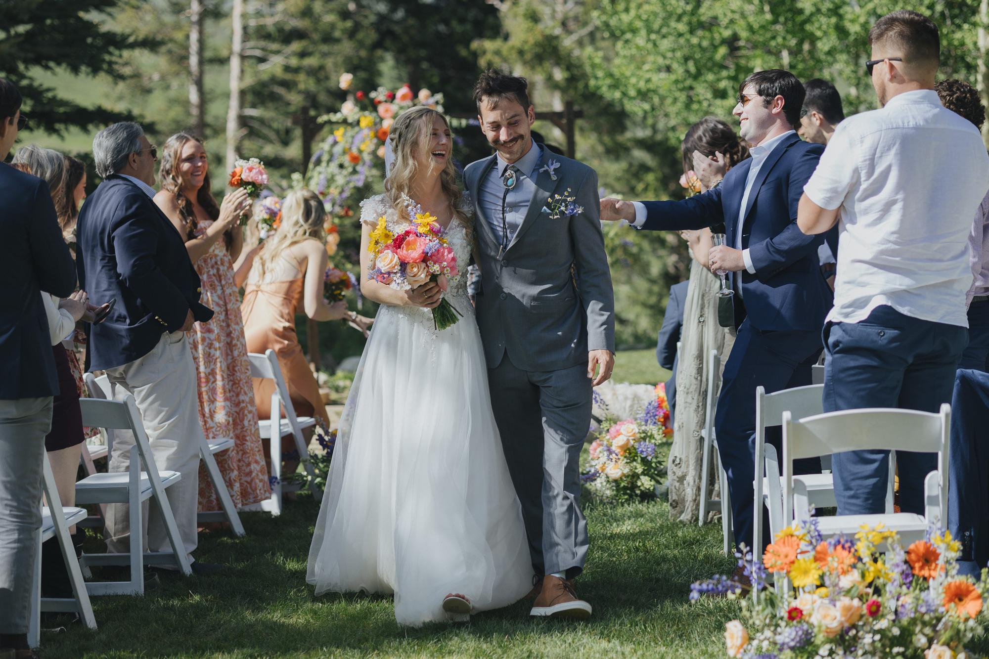 wedding garden in crested butte colorado